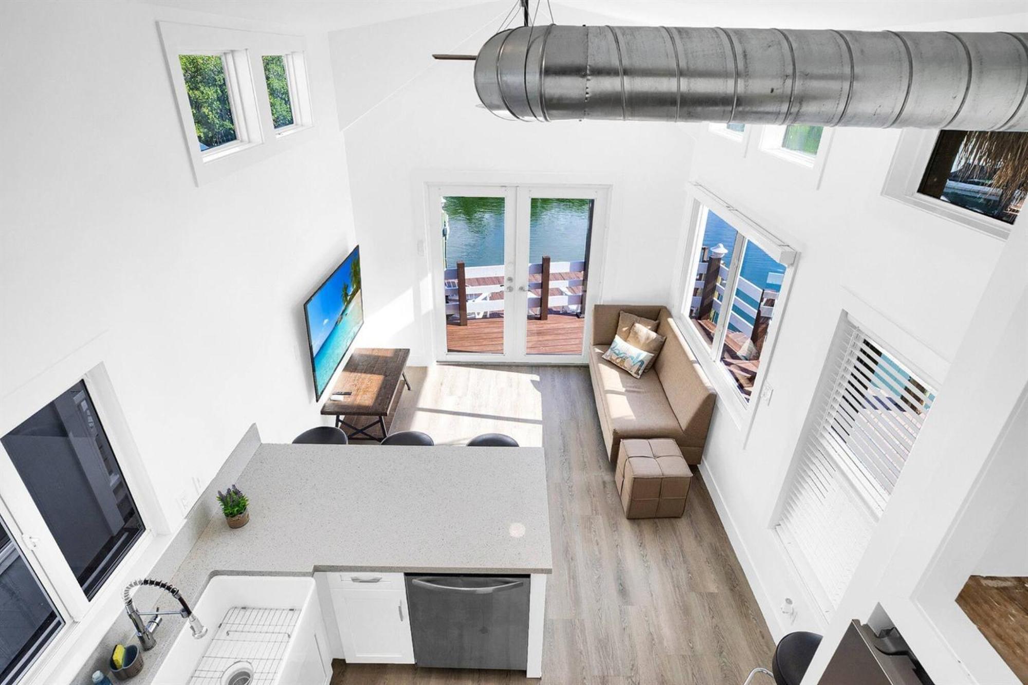 Tiny Home On Waterfront, Bay Views, Deck, Pool Jewfish 客房 照片